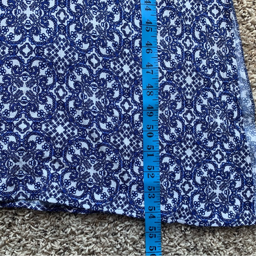 Lulus Mandala Daydream Blue Print Maxi-dress EUC Size XS Stretchy Fabric - Picture 12 of 14
